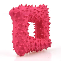 HKM-5975357 Pet Latex Toys Barbed Bone - Sound Toy for Effective Tooth Cleaning
