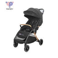HKM-597715 Luxury Aluminium Frame Automatic Foldable Stroller Lightweight Baby Pram