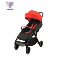 HKM-597715 Luxury Aluminium Frame Automatic Foldable Stroller Lightweight Baby Pram