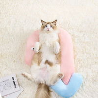 HKM-5979965 Cat Eye Pillow Pet Neck Support Pillow for Dogs and Cats - Ideal for All Seasons