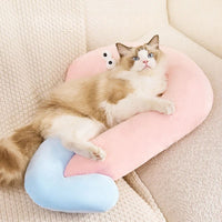 HKM-5979965 Cat Eye Pillow Pet Neck Support Pillow for Dogs and Cats - Ideal for All Seasons