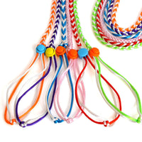 HKM-5980093 Hand Woven Nylon Hamster Pull Rope with Adjustable Chest Strap - 1.4m/2.0m Length