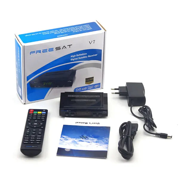 HKM-598035 Freesat V7 HD Satellite Receiver 1080P DVB-S2 with USB WiFi Support
