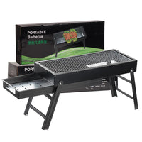 HKM-598035 Portable Folding Barbecue Grill for Outdoor Cooking - Mini Charcoal Stove