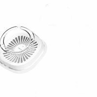 HKM-5980477 Elevated Cat Drinking Bowl with Oblique Mouth Design, Dishwasher Safe, Modern Pet Feeder in White