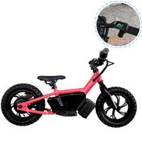HKM-598099 Kids Electric Balance Bike, 250W 36V, 16" Wheels, 3 Speed with Disc Brake, Aluminum Alloy Frame