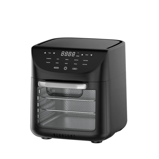 HKM-598099 Oil-Free 9L Air Fryer Oven with One-Touch Digital Controls and Presets for Cooking Chicken and French Fries