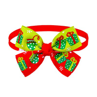 HKM-5982269 Cartoon Patterned Bowknot Bow Tie Collar for Dogs and Cats in Ribbed Material