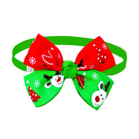 HKM-5982269 Cartoon Patterned Bowknot Bow Tie Collar for Dogs and Cats in Ribbed Material