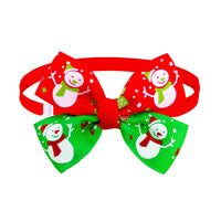 HKM-5982269 Cartoon Patterned Bowknot Bow Tie Collar for Dogs and Cats in Ribbed Material
