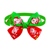 HKM-5982269 Cartoon Patterned Bowknot Bow Tie Collar for Dogs and Cats in Ribbed Material