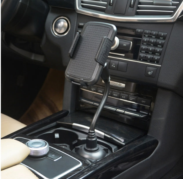 HKM-598227 360° Rotating Car Cup Holder and Mobile Phone Holder Model 090-080B, Adjustable & Durable with Foam Protection