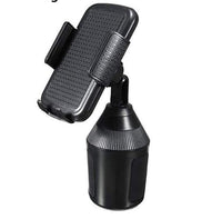 HKM-598227 360° Rotating Car Cup Holder and Mobile Phone Holder Model 090-080B, Adjustable & Durable with Foam Protection