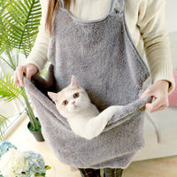 HKM-5982525 Plush Velvet Pet Backpack for Comfortable On-the-Go Use