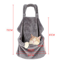 HKM-5982525 Plush Velvet Pet Backpack for Comfortable On-the-Go Use