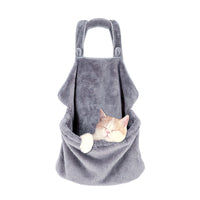 HKM-5982525 Plush Velvet Pet Backpack for Comfortable On-the-Go Use