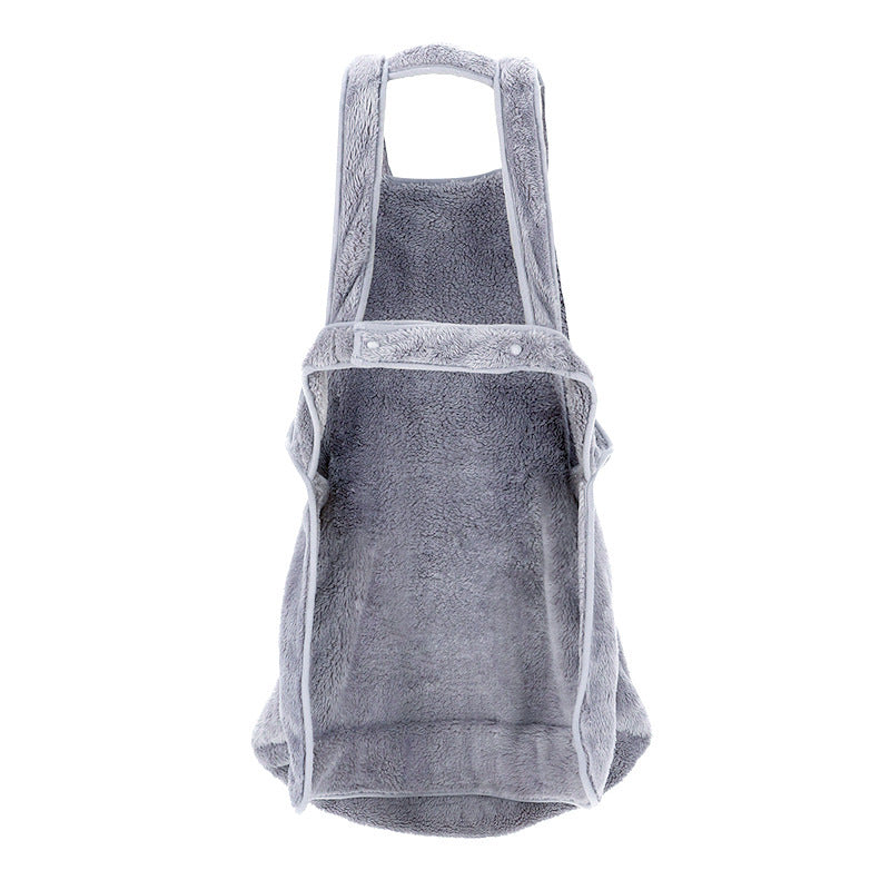 HKM-5982525 Plush Velvet Pet Backpack for Comfortable On-the-Go Use