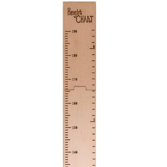 HKM-598355 Nordic Style Wooden Height Ruler Wall Sticker for Kids - Eco-Friendly Design