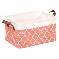 HKM-598419 Fabric Closet Organizer Storage Bin with Handle for Home and Office