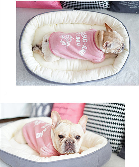 HKM-5986109 Reversible Dog Kennel Mat Made of Soft Cotton Cloth - Available in S and L Sizes