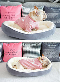 HKM-5986109 Reversible Dog Kennel Mat Made of Soft Cotton Cloth - Available in S and L Sizes