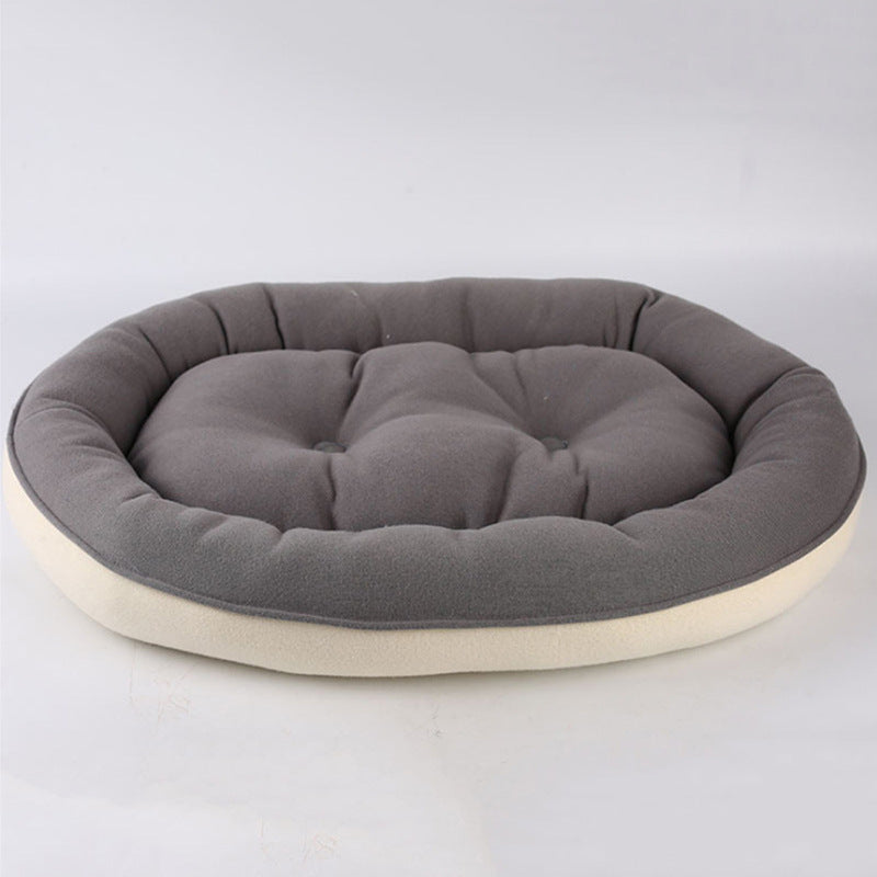 HKM-5986109 Reversible Dog Kennel Mat Made of Soft Cotton Cloth - Available in S and L Sizes