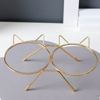 HKM-5986237 Cervical Spine Protective Anti-Tumble Double Cat Bowls in Various Colors