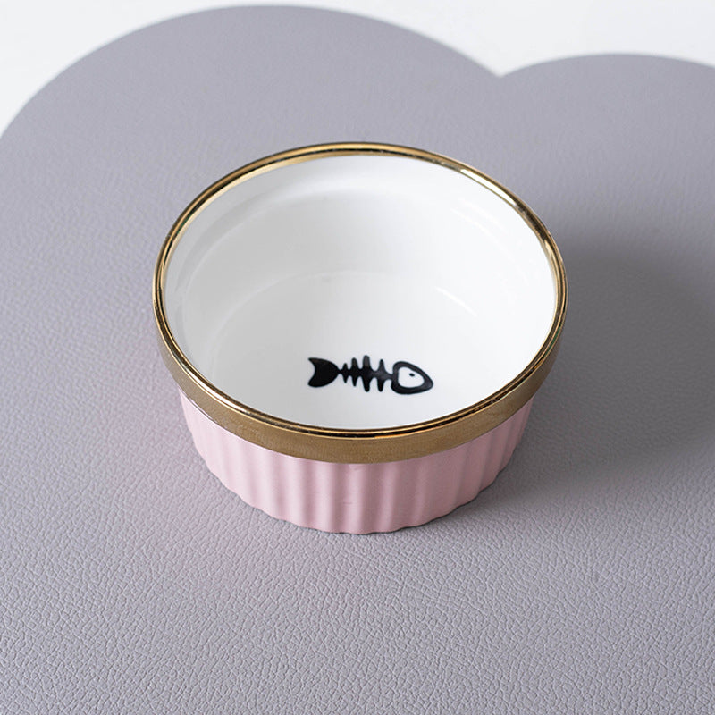 HKM-5986237 Cervical Spine Protective Anti-Tumble Double Cat Bowls in Various Colors