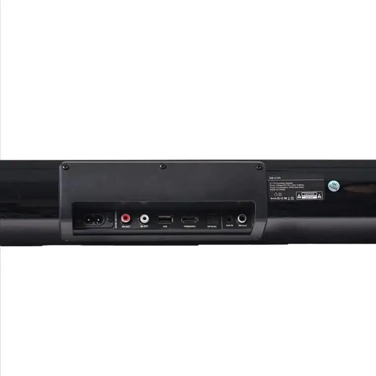 HKM-598675 2.1 Sound Bar Speaker with Subwoofer for Smart TV, Wireless Home Sound System, 4-in-1 Setup