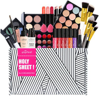 HKM-598739 Beginner-Friendly Makeup Cosmetics Set with Concealer, Eyeliner, and Eyebrow Pencil - 8+ Natural Color Options