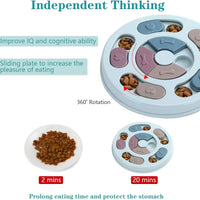 HKM-5987517 Interactive Dog Puzzle Feeder Toy for Mental Stimulation and Slow Eating - Size 28.5 x 25 x 4 cm
