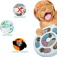 HKM-5987517 Interactive Dog Puzzle Feeder Toy for Mental Stimulation and Slow Eating - Size 28.5 x 25 x 4 cm