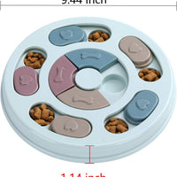 HKM-5987517 Interactive Dog Puzzle Feeder Toy for Mental Stimulation and Slow Eating - Size 28.5 x 25 x 4 cm