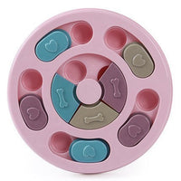HKM-5987517 Interactive Dog Puzzle Feeder Toy for Mental Stimulation and Slow Eating - Size 28.5 x 25 x 4 cm