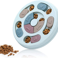 HKM-5987517 Interactive Dog Puzzle Feeder Toy for Mental Stimulation and Slow Eating - Size 28.5 x 25 x 4 cm