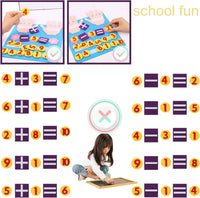 HKM-598803 Montessori Math Manipulatives and Felt Finger Numbers Counting Toy for Learning Activities