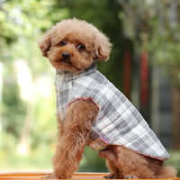 HKM-5988413 Reversible Cotton Vest for Dogs - Autumn & Winter Wear in Brown, Green, and Pink
