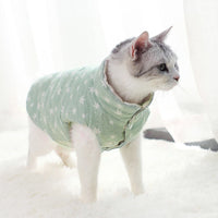HKM-5988413 Reversible Cotton Vest for Dogs - Autumn & Winter Wear in Brown, Green, and Pink