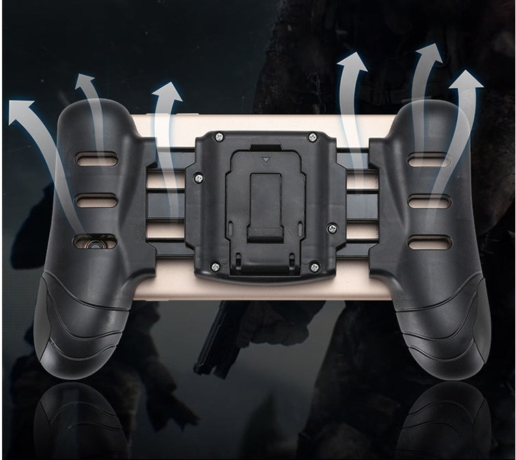 HKM-598995 Portable Mobile Game Handle Stand for Smartphones - 178mm x 138mm x 40mm, Durable ABS + PC Material, Includes Big Chicken Walking Artifact