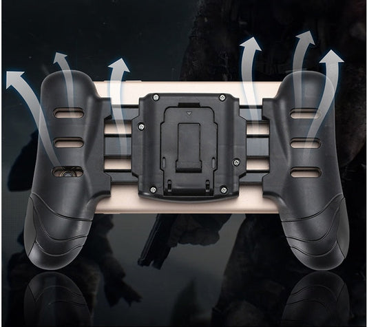 HKM-598995 Portable Mobile Game Handle Stand for Smartphones - 178mm x 138mm x 40mm, Durable ABS + PC Material, Includes Big Chicken Walking Artifact