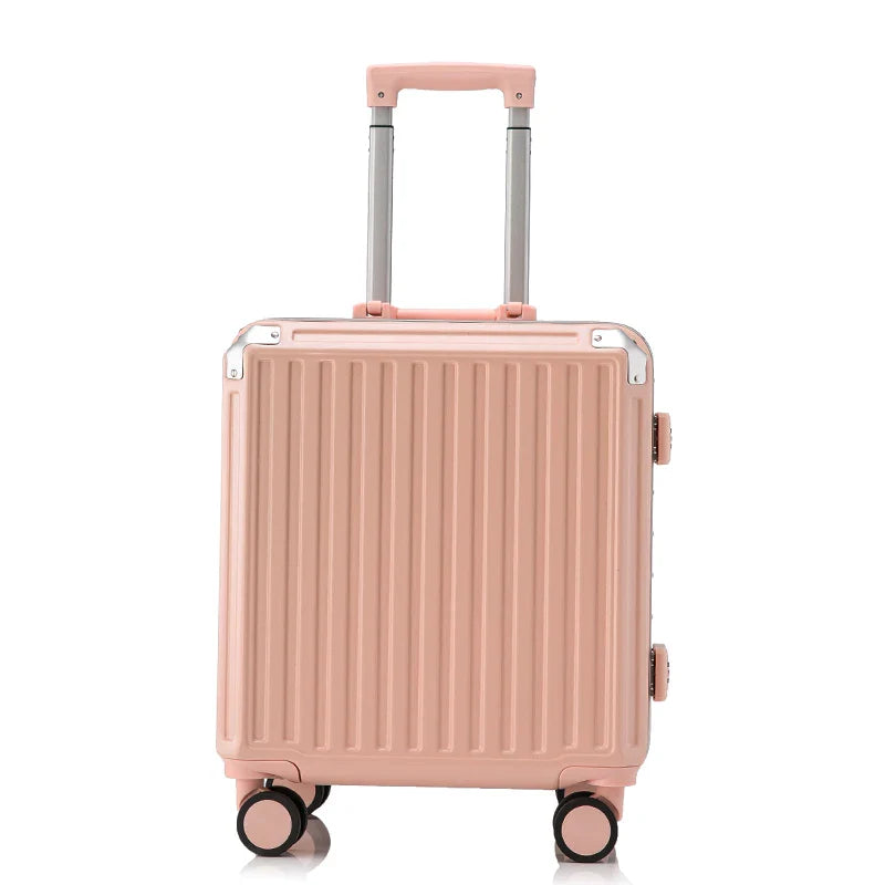 HKM-599059 18-Inch Travel Suitcase with Laptop Compartment and Wheels, Ideal for Business and Leisure Trips