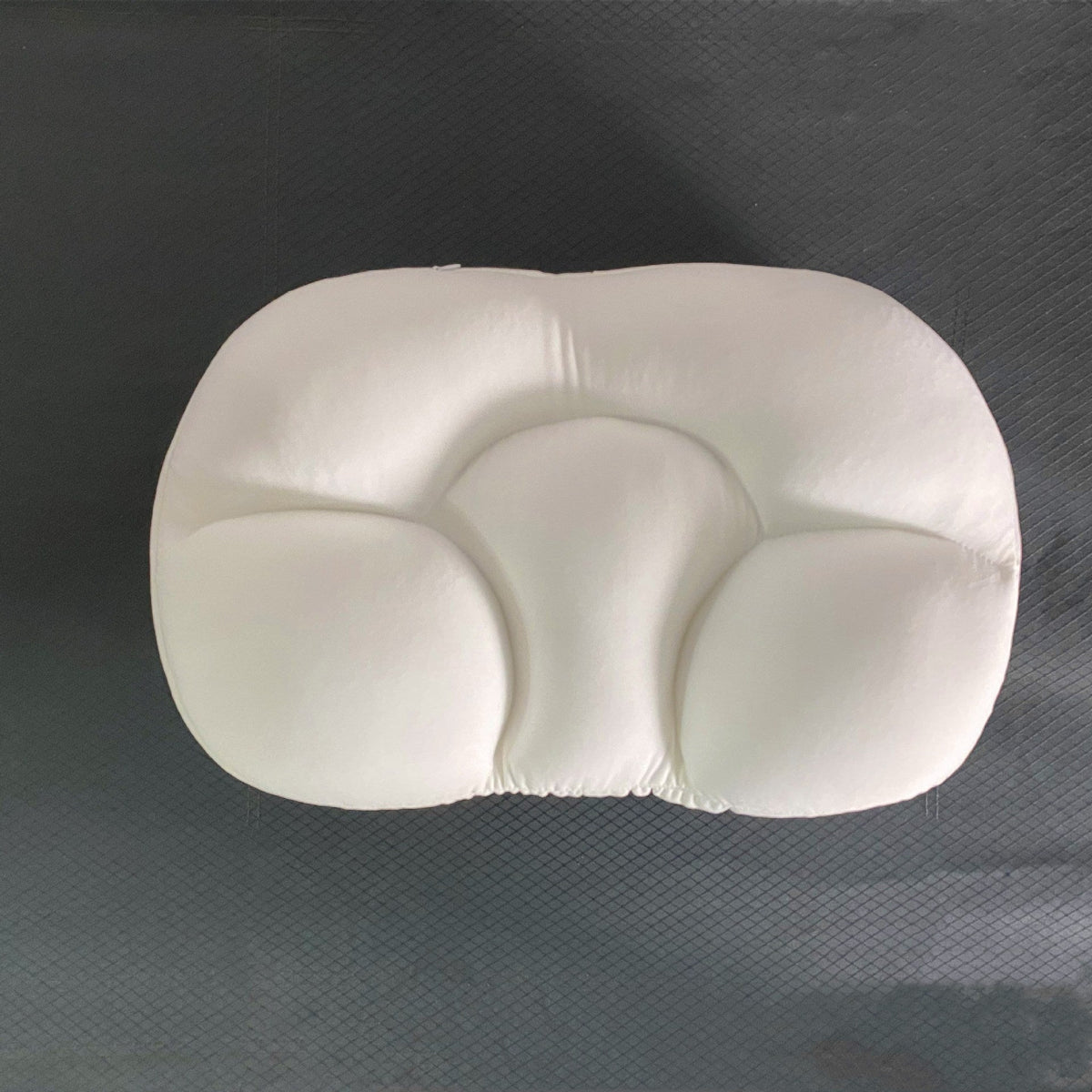 HKM-599123 Rectangular Memory Foam Pillow with 1-5 CM Adjustable Height - Soft Polyester Cover, White