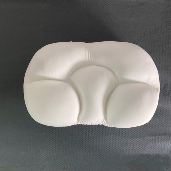 HKM-599123 Rectangular Memory Foam Pillow with 1-5 CM Adjustable Height - Soft Polyester Cover, White