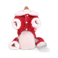 HKM-5991613 Cozy Fleece-Lined Cotton-Padded Coat for Cats and Dogs - Christmas Tree & Father-in-Law Designs