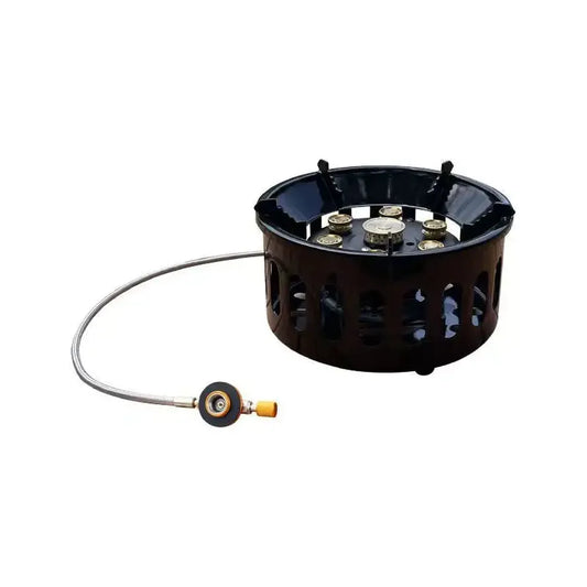 HKM-599187 Outdoor Seven Burner Gas Stove for Camping and Hiking