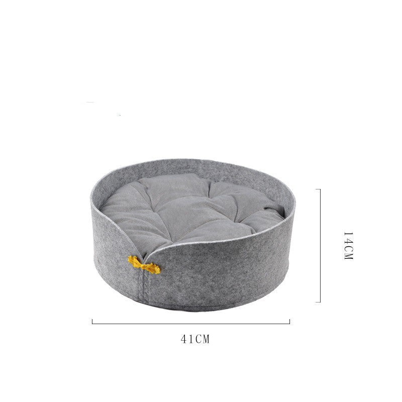 HKM-5991997 Corrugated Cat Scratcher with Removable Washable Claw Sharpener and Soft Cotton Pad
