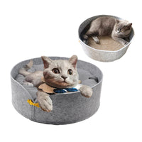 HKM-5991997 Corrugated Cat Scratcher with Removable Washable Claw Sharpener and Soft Cotton Pad