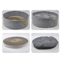 HKM-5991997 Corrugated Cat Scratcher with Removable Washable Claw Sharpener and Soft Cotton Pad