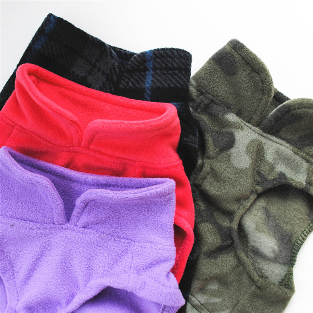 HKM-5992381 Fleece Sweater for Dogs with Traction Buckle ¨C Fall Winter Apparel