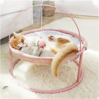 HKM-5993405 Removable And Washable Cat Hammock Pet Bed – Fun Lounge Chair Design with Seasonal Mats